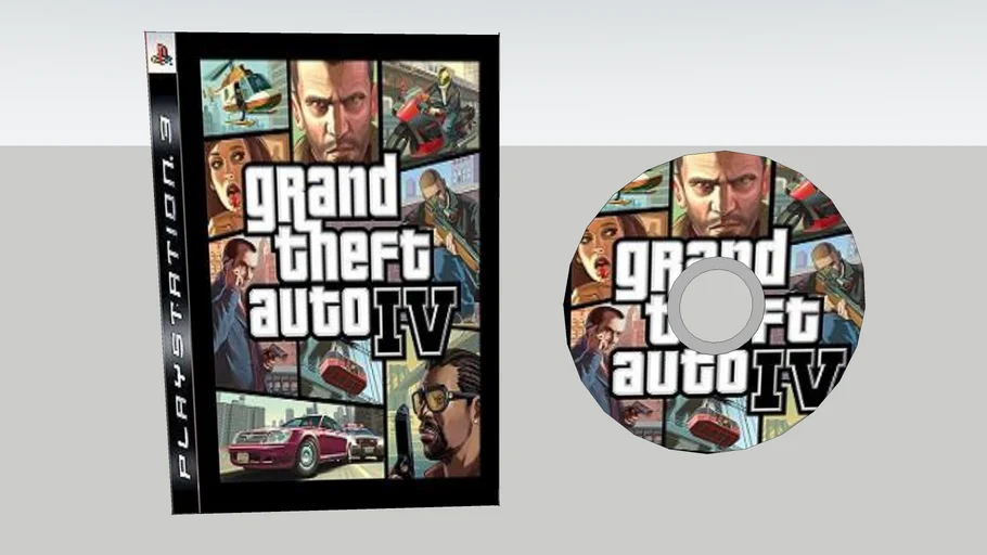 GTA 4 PS3 Box