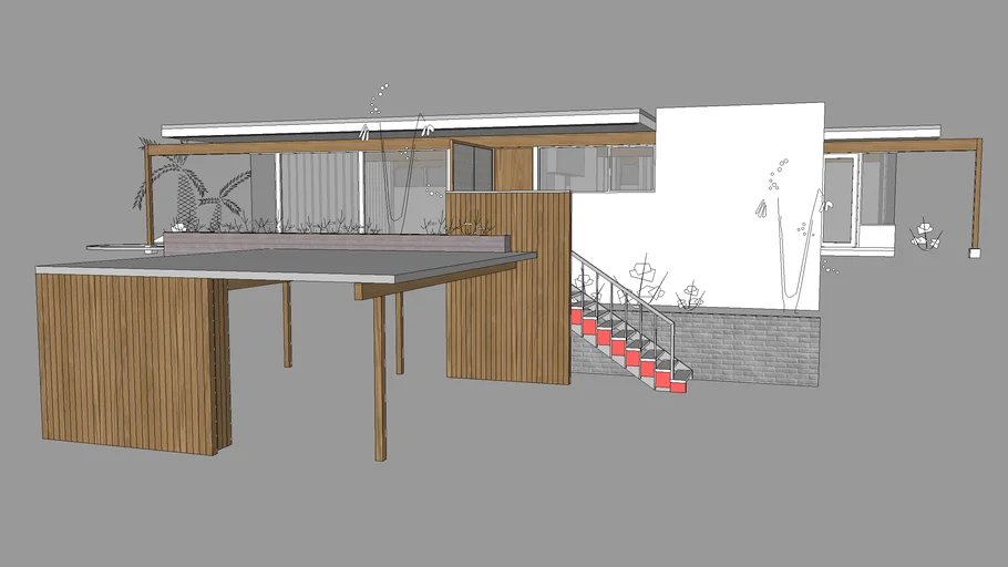 Richard Neutra Perkins House - 1955