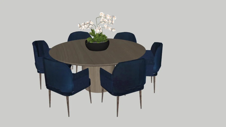 Round Table and Chairs