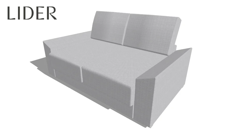 Sofá M600 Slope - Lider Interiores