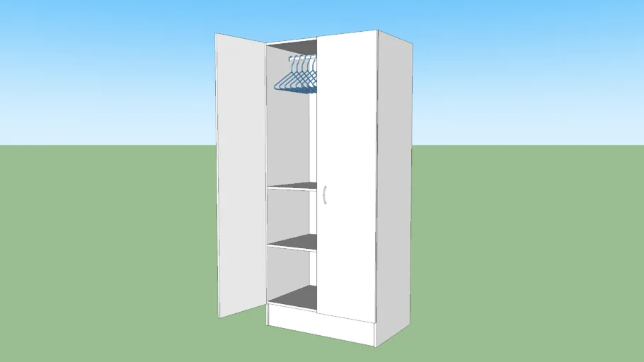 Wardrobe double - basic kitset 800