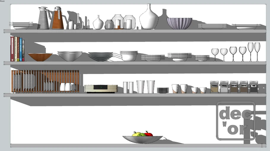 my kitchen shelves 001