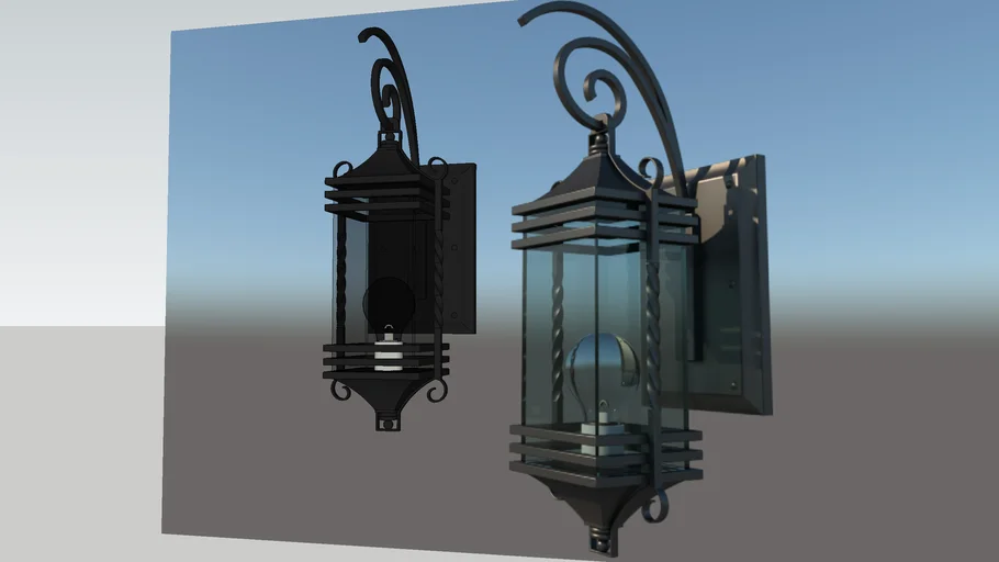 Outdoor Wall Lamp 01