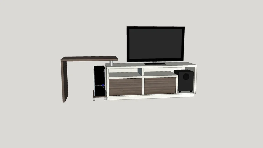 Escritorio mueble para tv minimalista
