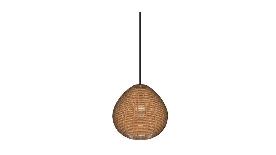 ﾀｶｼｮｰ｜ﾗﾀﾝﾍﾟﾝﾀﾞﾝﾄﾗｲﾄ1型｜takasho｜RATTAN PENDANT LIGHT 1