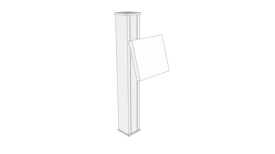 X1405 - Stand, Bucky, Vertical, Tilt, Automatic
