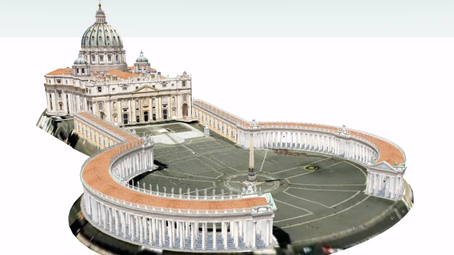 Saint Peter's Basilica and Bernini's Colonnade