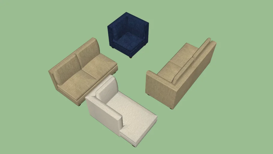 Simple Sectional | 3D Warehouse