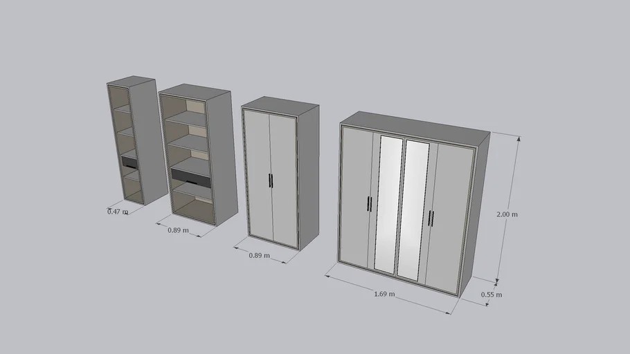 Medidas de closets