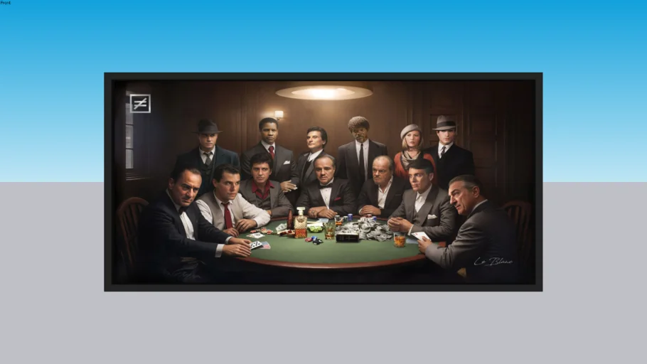 Quadro Clube dos Gangsters