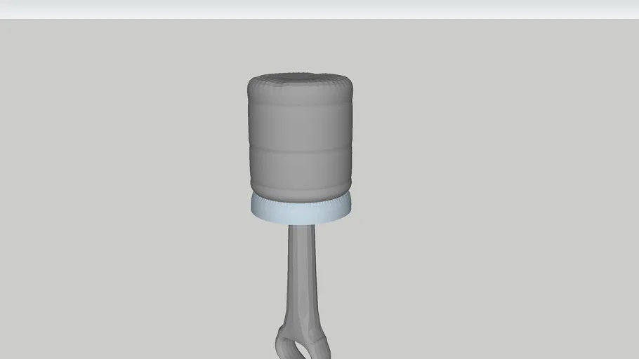 Detailed Engine Piston