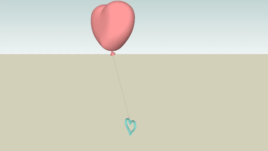 GLOBO EN FORMA DE CORAZON / GLOBO DE SAN VALENTIN