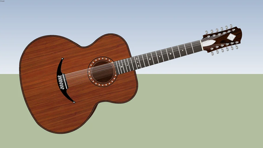 Zemaitis 12 String Acoustic Guitar