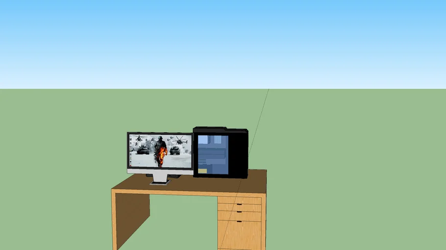 Cool Gaming Setup | 3D Warehouse