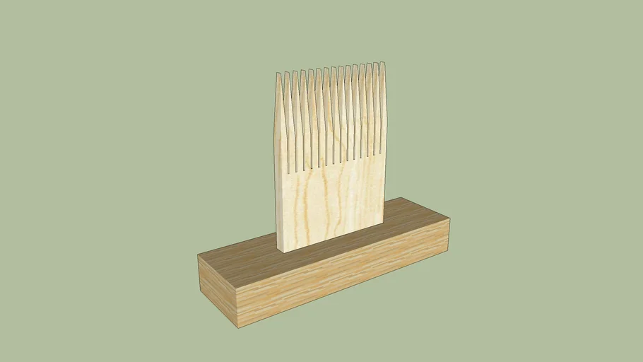 Ripple Comb | 3D Warehouse