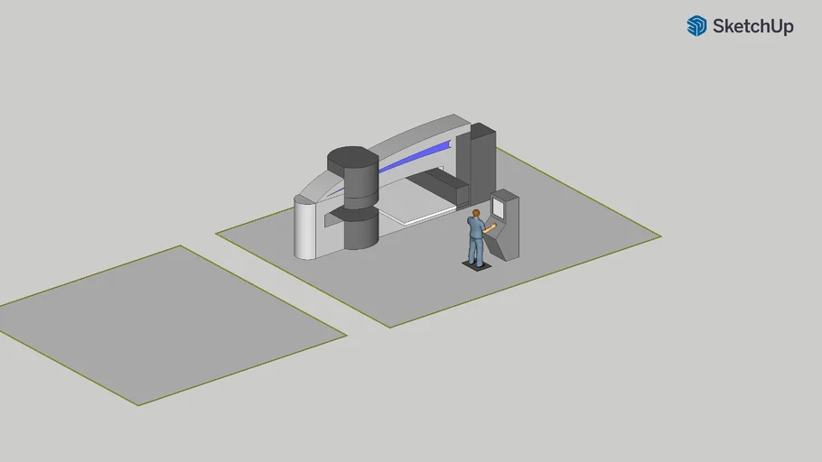 LVD Strippit turret machine | 3D Warehouse