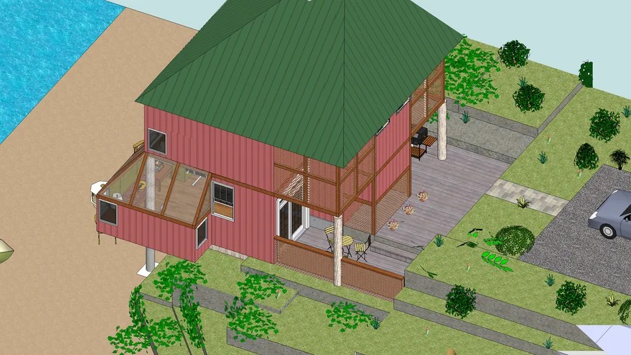 Plywood house