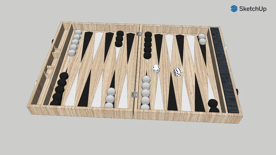 Backgammon board