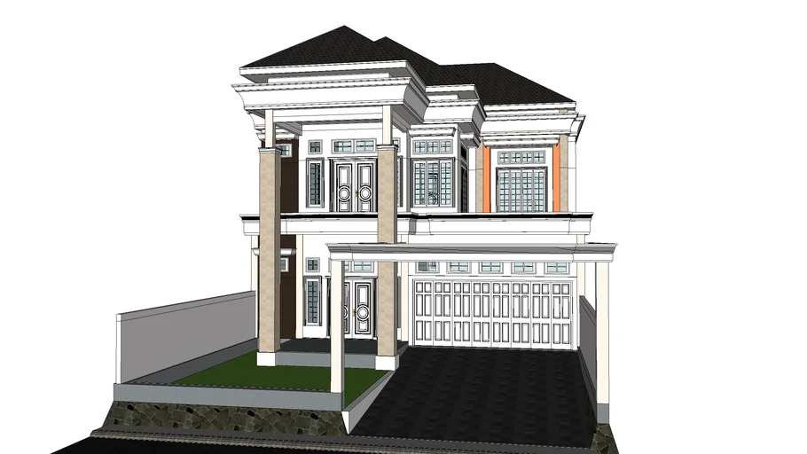 rumah tinggal 2 lantai