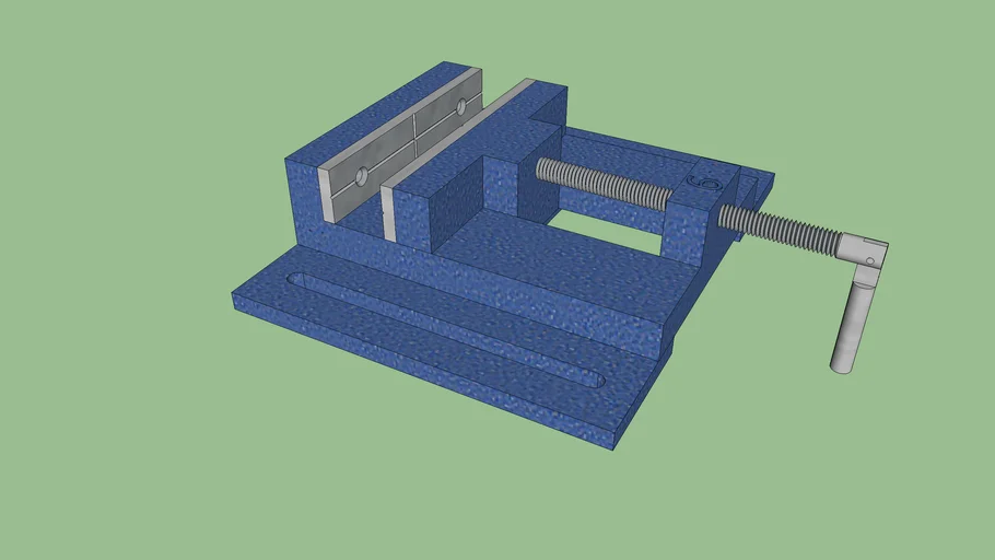 Bench Vise Drill Press Clamping Tool (Catok Bor Duduk)