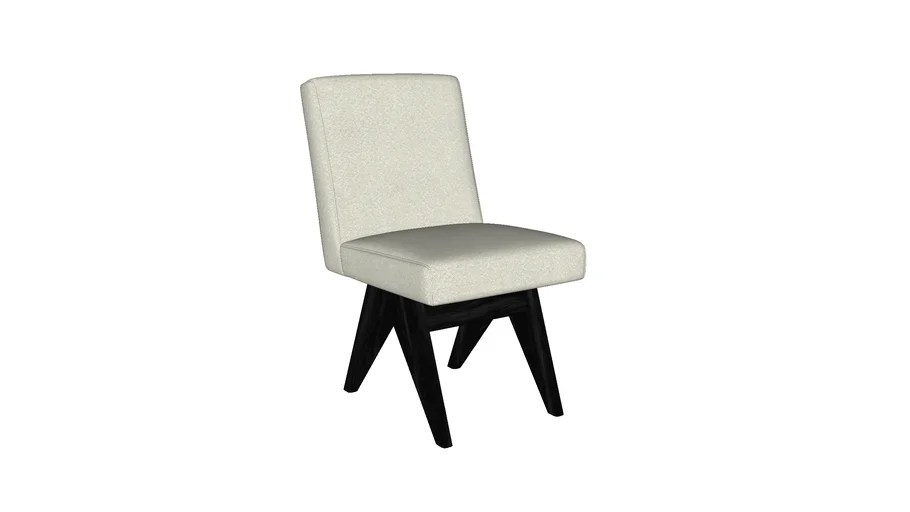 Dining Sofa - Boucle creme - Black frame - DETJER®
