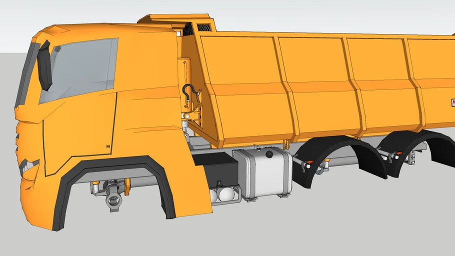Tipper Truck (low poly) | 3D Warehouse