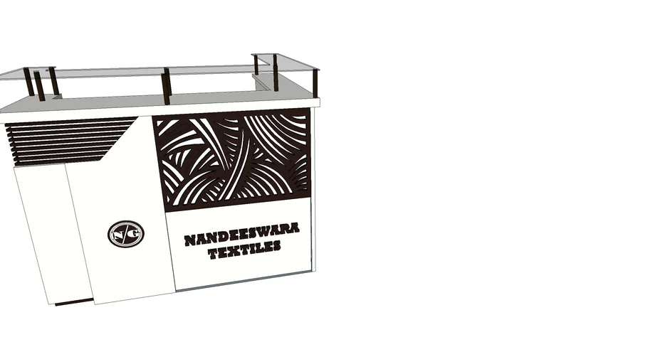 TEXTILE CASH COUNTER | 3D Warehouse