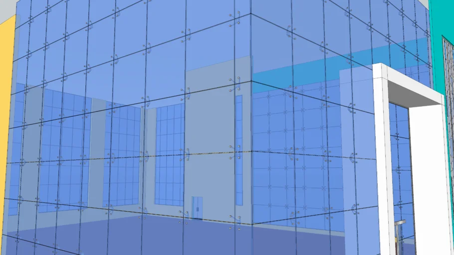 GLAZING- SPIDER WEB GLAZING SYSTEM