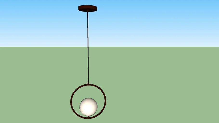 Mera Mid-Century 1-Light Globe Pendant