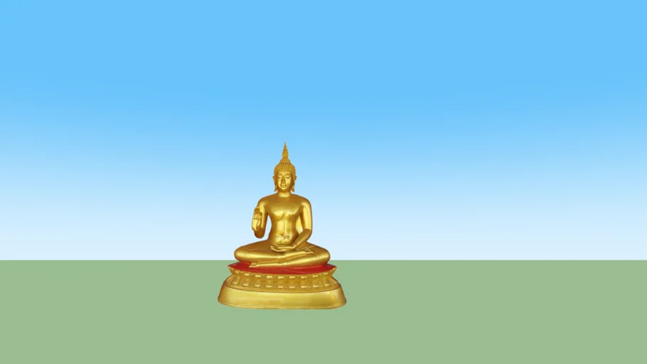 2D-Buddha statue