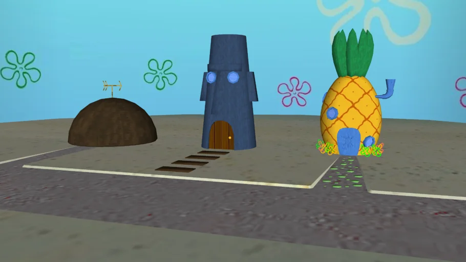 House Patrick, Lula Molusco and Bob Esponja