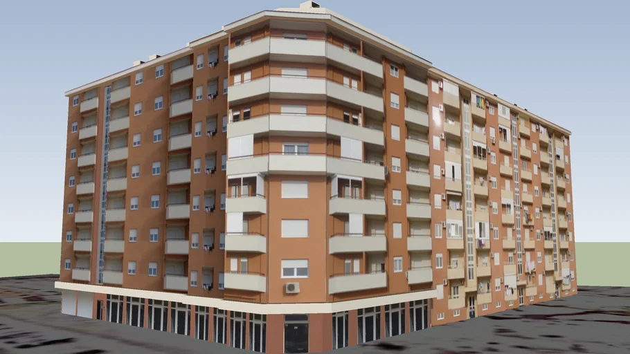 Podgorica - Stambena zgrada u Zmaj Jovinoj