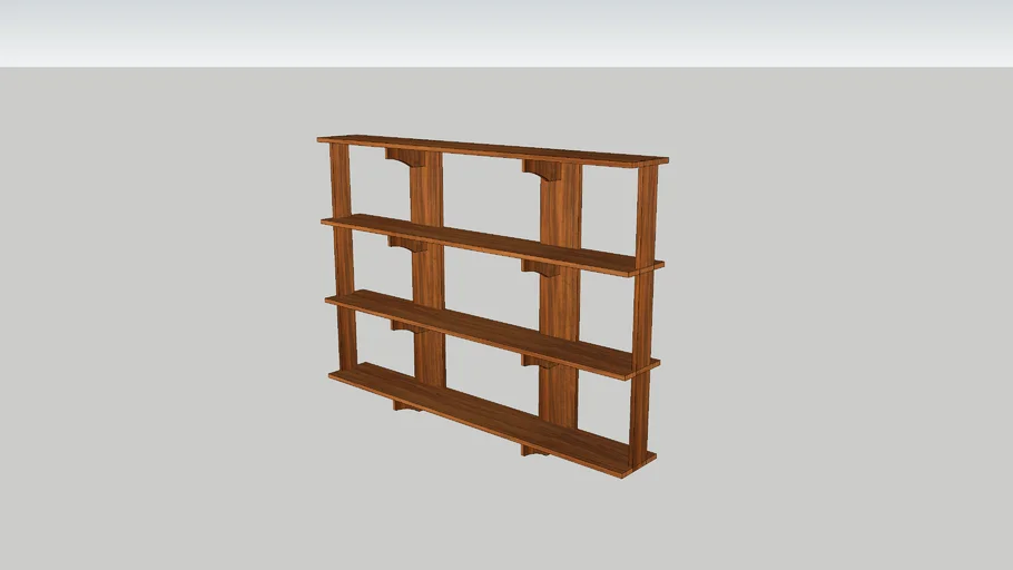 Rak Dinding Ambalan Kayu