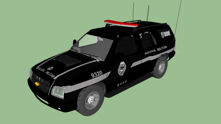 Blazer da RONE, policia militar do paraná.