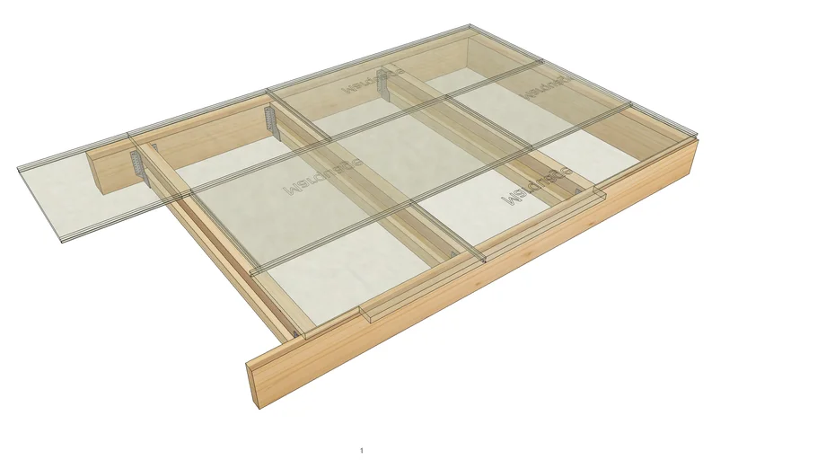 Solivage les poutres en I