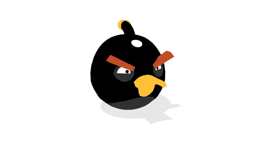 black bird in angry birds