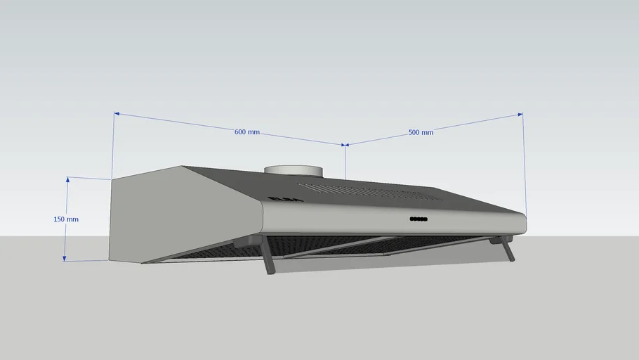 RANGE HOOD W-60, D-50, H-15cm