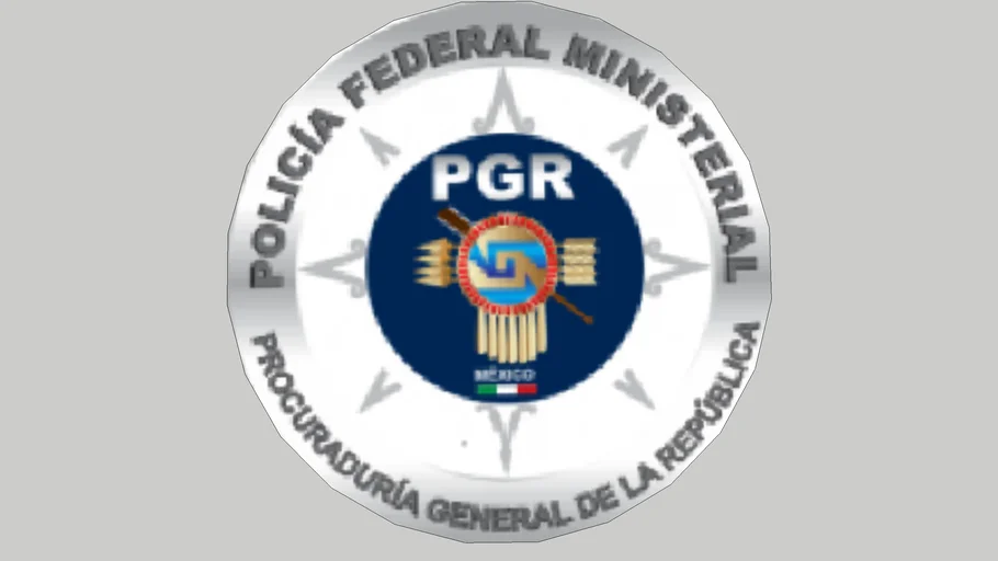    ROTULO DE LA PGR  POLICIA FEDERAL MINISTERIAL 