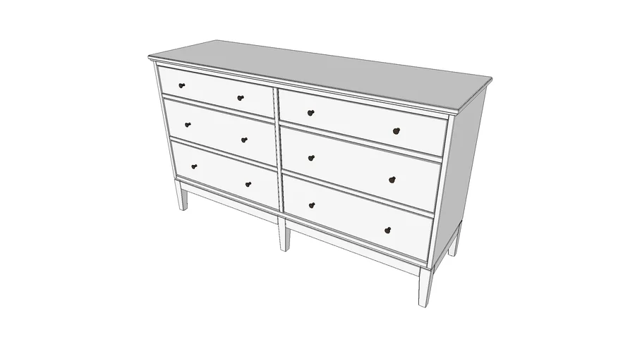 IDANAS CHEST OF 6 DRAWERS