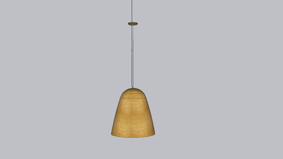 CB2 Hammered Brass Dome Pendant Light