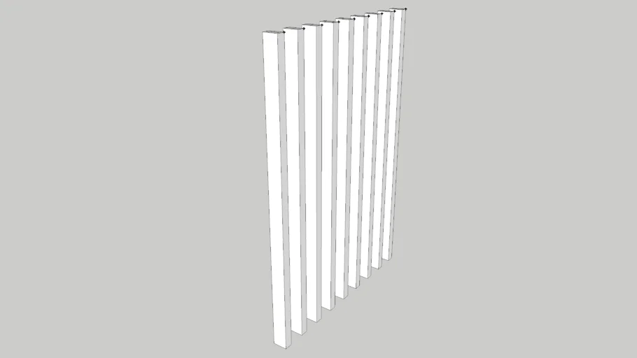 Wood beam wall panel