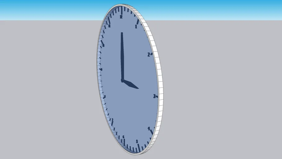 Contemporary Modern Wall Clock
