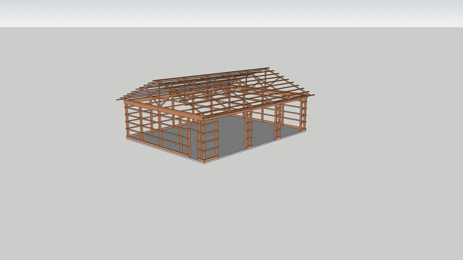 30 x 40 post frame building