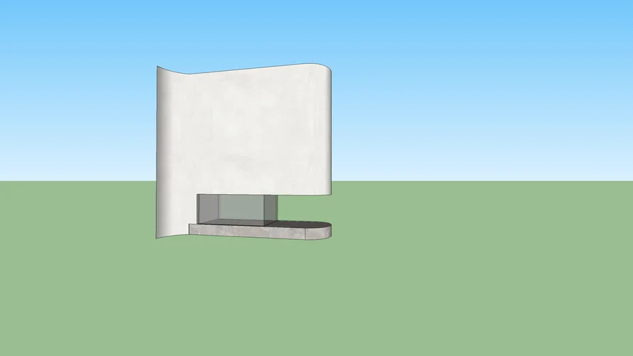 Round fireplace