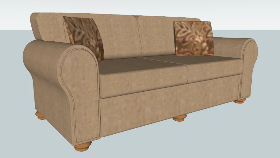 Livingroom Sofa w/Pillows