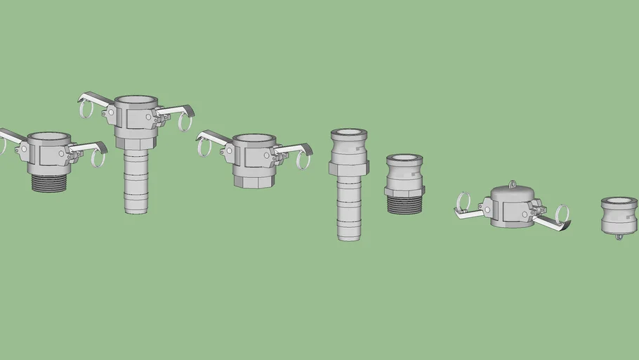 Industrial Series - Fittings - Camlock Fitting Collection - Size 3"