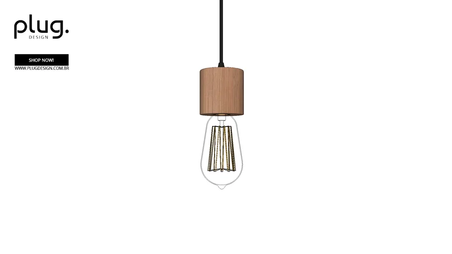 LUMINÁRIA+PENDENTE+CORDEL plugdesign