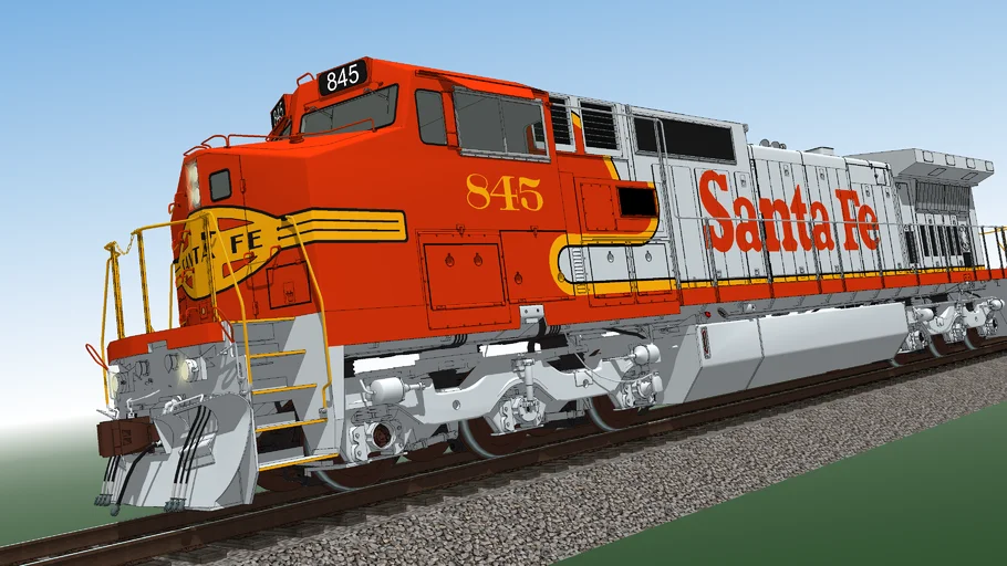 GE Dash 8-40CW - ATSF