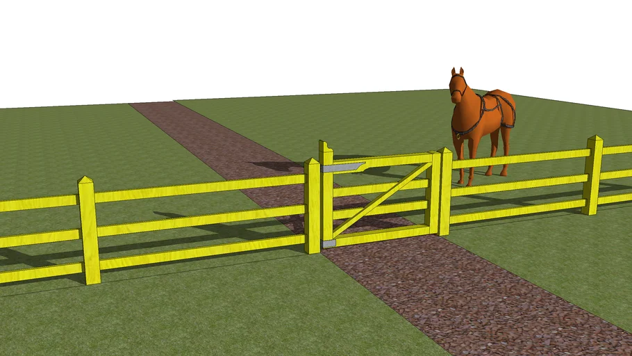 Coloured fencing