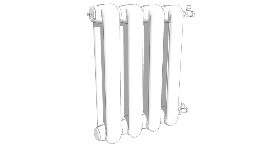 Радиатор отопления чугунный, батарея (Radiator)